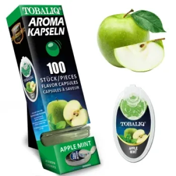 Tobaliq "Apple Mint" Aromakapsel mit 100 Kugeln-1 Dose